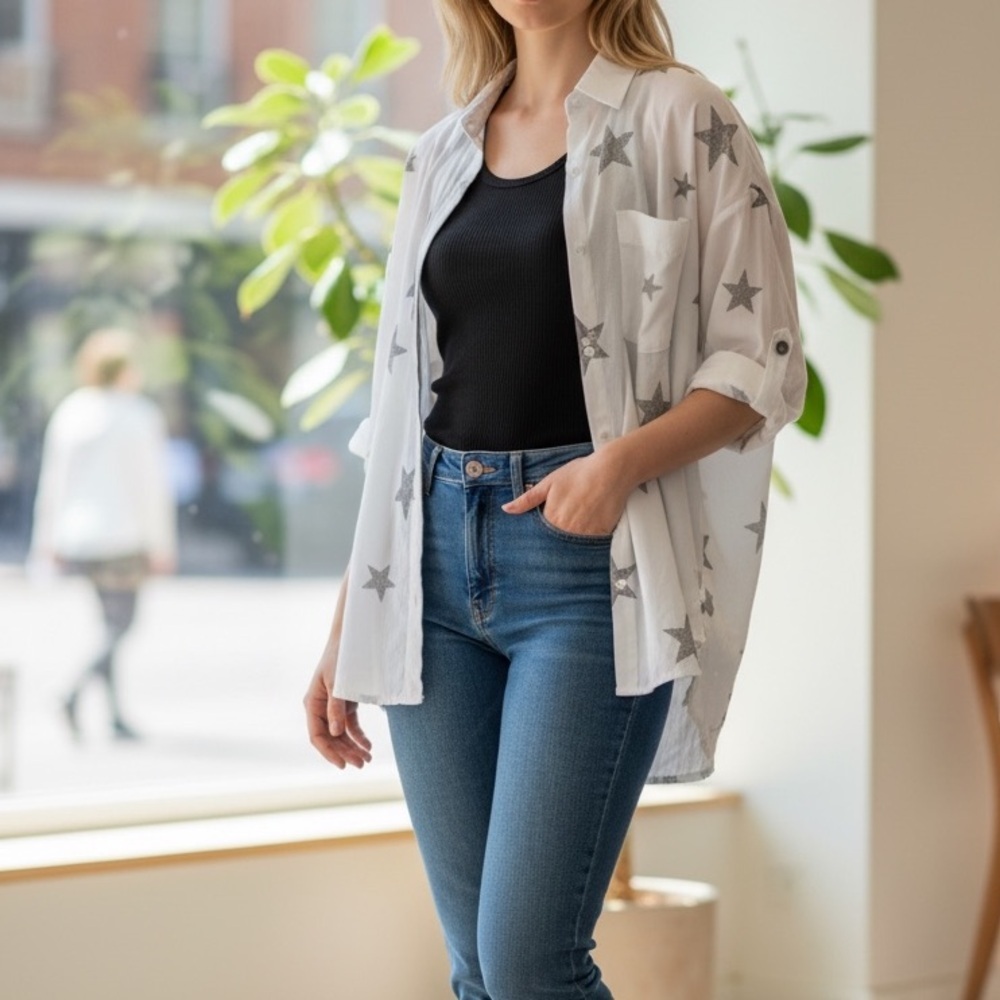 Gigi Moda SPAZIO BUTTON DOWN SHIRT